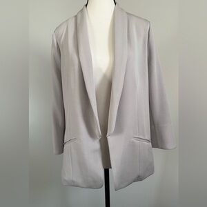 Skies Are Blue Women's Light Gray Blazer